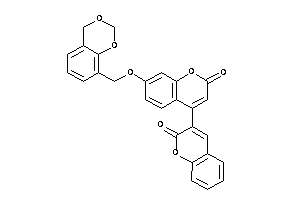 7-(4H-1,3-benzodioxin-8-ylmethoxy)-4-(2-ketochromen-3-yl)coumarin