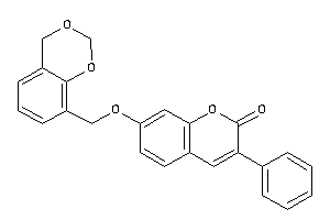 7-(4H-1,3-benzodioxin-8-ylmethoxy)-3-phenyl-coumarin