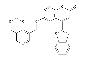 6-(4H-1,3-benzodioxin-8-ylmethoxy)-4-(benzofuran-2-yl)coumarin