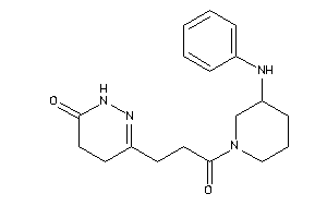 Image of 3-[3-(3-anilinopiperidino)-3-keto-propyl]-4,5-dihydro-1H-pyridazin-6-one