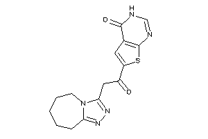 6-[2-(6,7,8,9-tetrahydro-5H-[1,2,4]triazolo[4,3-a]azepin-3-yl)acetyl]-3H-thieno[2,3-d]pyrimidin-4-one