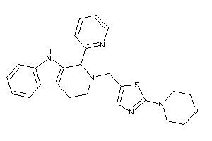 4-[5-[[1-(2-pyridyl)-1,3,4,9-tetrahydro-$b-carbolin-2-yl]methyl]thiazol-2-yl]morpholine