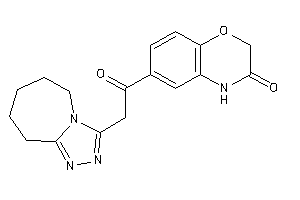 6-[2-(6,7,8,9-tetrahydro-5H-[1,2,4]triazolo[4,3-a]azepin-3-yl)acetyl]-4H-1,4-benzoxazin-3-one