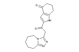 2-[2-(6,7,8,9-tetrahydro-5H-[1,2,4]triazolo[4,3-a]azepin-3-yl)acetyl]-1,5,6,7-tetrahydroindol-4-one