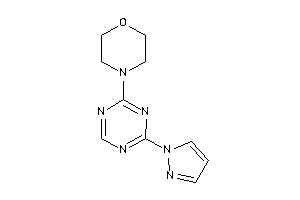 4-(4-pyrazol-1-yl-s-triazin-2-yl)morpholine