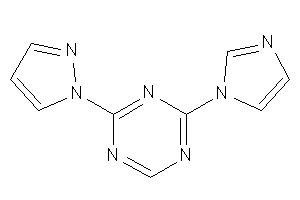 2-imidazol-1-yl-4-pyrazol-1-yl-s-triazine