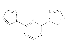 2-pyrazol-1-yl-4-(1,2,4-triazol-1-yl)-s-triazine