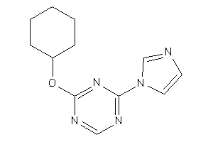 2-(cyclohexoxy)-4-imidazol-1-yl-s-triazine