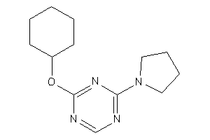 2-(cyclohexoxy)-4-pyrrolidino-s-triazine