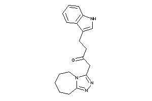 4-(1H-indol-3-yl)-1-(6,7,8,9-tetrahydro-5H-[1,2,4]triazolo[4,3-a]azepin-3-yl)butan-2-one