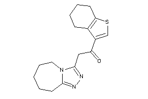 1-(4,5,6,7-tetrahydrobenzothiophen-3-yl)-2-(6,7,8,9-tetrahydro-5H-[1,2,4]triazolo[4,3-a]azepin-3-yl)ethanone