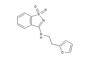 (1,1-diketo-1,2-benzothiazol-3-yl)-[2-(2-furyl)ethyl]amine