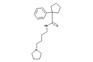 1-phenyl-N-(4-pyrrolidinobutyl)cyclopentanecarboxamide