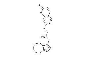 7-[2-keto-3-(6,7,8,9-tetrahydro-5H-[1,2,4]triazolo[4,3-a]azepin-3-yl)propoxy]coumarin