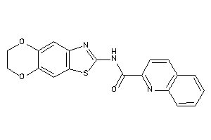N-(6,7-dihydro-[1,4]dioxino[2,3-f][1,3]benzothiazol-2-yl)quinaldamide