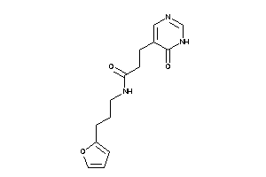 N-[3-(2-furyl)propyl]-3-(6-keto-1H-pyrimidin-5-yl)propionamide