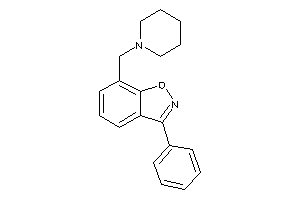 3-phenyl-7-(piperidinomethyl)indoxazene