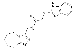 2-(1H-benzimidazol-2-ylthio)-N-(6,7,8,9-tetrahydro-5H-[1,2,4]triazolo[4,3-a]azepin-3-ylmethyl)acetamide