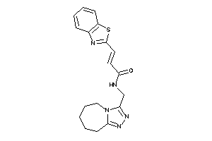 3-(1,3-benzothiazol-2-yl)-N-(6,7,8,9-tetrahydro-5H-[1,2,4]triazolo[4,3-a]azepin-3-ylmethyl)acrylamide