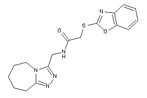 2-(1,3-benzoxazol-2-ylthio)-N-(6,7,8,9-tetrahydro-5H-[1,2,4]triazolo[4,3-a]azepin-3-ylmethyl)acetamide