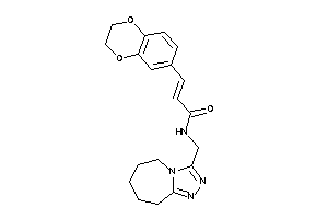 3-(2,3-dihydro-1,4-benzodioxin-6-yl)-N-(6,7,8,9-tetrahydro-5H-[1,2,4]triazolo[4,3-a]azepin-3-ylmethyl)acrylamide