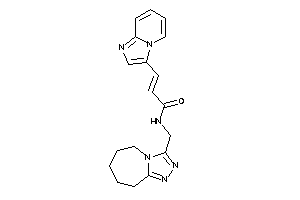 3-imidazo[1,2-a]pyridin-3-yl-N-(6,7,8,9-tetrahydro-5H-[1,2,4]triazolo[4,3-a]azepin-3-ylmethyl)acrylamide