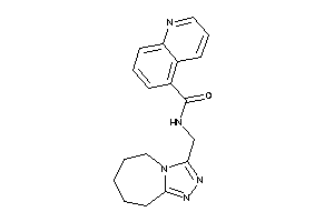 N-(6,7,8,9-tetrahydro-5H-[1,2,4]triazolo[4,3-a]azepin-3-ylmethyl)quinoline-5-carboxamide