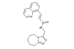 3-(8-quinolyl)-N-(6,7,8,9-tetrahydro-5H-[1,2,4]triazolo[4,3-a]azepin-3-ylmethyl)acrylamide