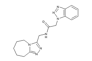 2-(benzotriazol-1-yl)-N-(6,7,8,9-tetrahydro-5H-[1,2,4]triazolo[4,3-a]azepin-3-ylmethyl)acetamide