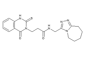 3-(4-keto-2-thioxo-1H-quinazolin-3-yl)-N-(6,7,8,9-tetrahydro-5H-[1,2,4]triazolo[4,3-a]azepin-3-ylmethyl)propionamide