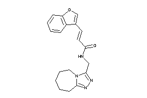 3-(benzofuran-3-yl)-N-(6,7,8,9-tetrahydro-5H-[1,2,4]triazolo[4,3-a]azepin-3-ylmethyl)acrylamide