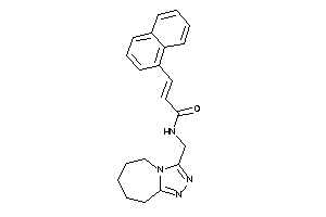 3-(1-naphthyl)-N-(6,7,8,9-tetrahydro-5H-[1,2,4]triazolo[4,3-a]azepin-3-ylmethyl)acrylamide