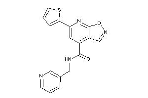 N-(3-pyridylmethyl)-6-(2-thienyl)isoxazolo[5,4-b]pyridine-4-carboxamide