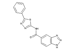 N-(5-phenyl-1,3,4-thiadiazol-2-yl)-1H-benzotriazole-5-carboxamide