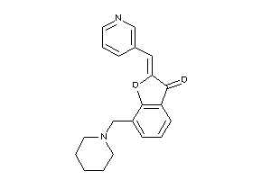 7-(piperidinomethyl)-2-(3-pyridylmethylene)coumaran-3-one