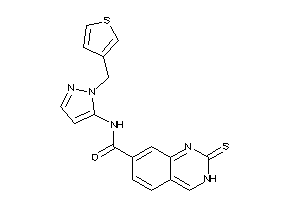 N-[2-(3-thenyl)pyrazol-3-yl]-2-thioxo-3H-quinazoline-7-carboxamide