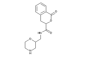 1-keto-N-(morpholin-2-ylmethyl)isochroman-3-carboxamide