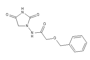 2-benzoxy-N-(2,4-diketoimidazolidin-1-yl)acetamide