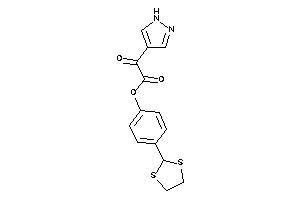 Image of 2-keto-2-(1H-pyrazol-4-yl)acetic Acid [4-(1,3-dithiolan-2-yl)phenyl] Ester