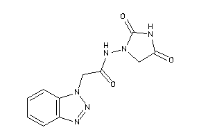 2-(benzotriazol-1-yl)-N-(2,4-diketoimidazolidin-1-yl)acetamide