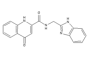 N-(1H-benzimidazol-2-ylmethyl)-4-keto-1H-quinoline-2-carboxamide