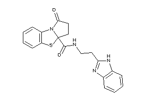 N-[2-(1H-benzimidazol-2-yl)ethyl]-1-keto-2,3-dihydropyrrolo[2,1-b][1,3]benzothiazole-3a-carboxamide