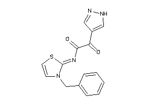 N-(3-benzyl-4-thiazolin-2-ylidene)-2-keto-2-(1H-pyrazol-4-yl)acetamide