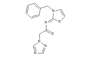 N-(3-benzyl-4-thiazolin-2-ylidene)-2-(1,2,4-triazol-1-yl)acetamide