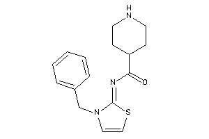 N-(3-benzyl-4-thiazolin-2-ylidene)isonipecotamide