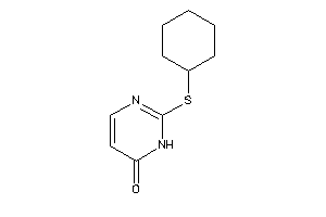 2-(cyclohexylthio)-1H-pyrimidin-6-one