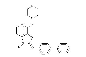 7-(morpholinomethyl)-2-(4-phenylbenzylidene)coumaran-3-one