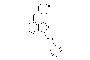 7-(morpholinomethyl)-3-(phenoxymethyl)indoxazene