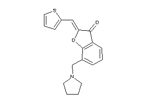 Image of 7-(pyrrolidinomethyl)-2-(2-thenylidene)coumaran-3-one