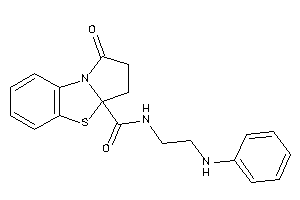 N-(2-anilinoethyl)-1-keto-2,3-dihydropyrrolo[2,1-b][1,3]benzothiazole-3a-carboxamide